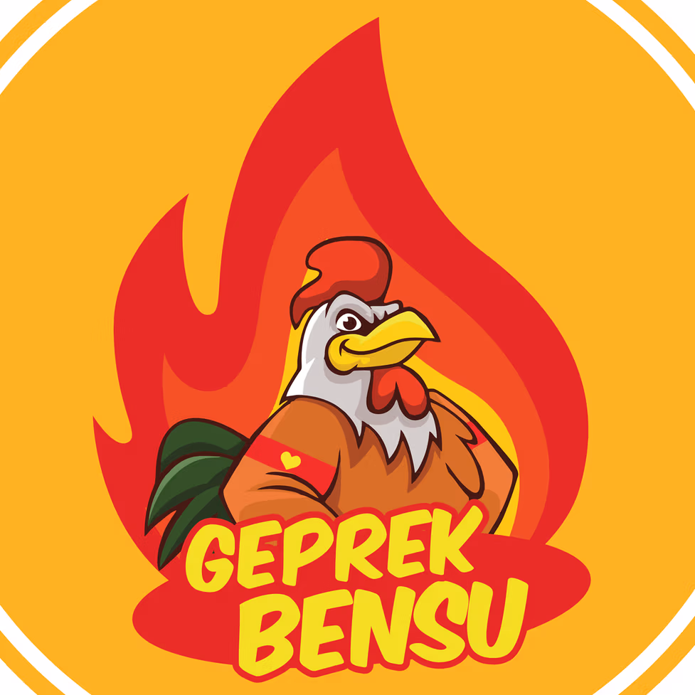 Logo Geprek Bensu Manado